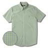 View Item Ben Sherman Mod Fit S/S Button Down Gingham Shirt Green Sky